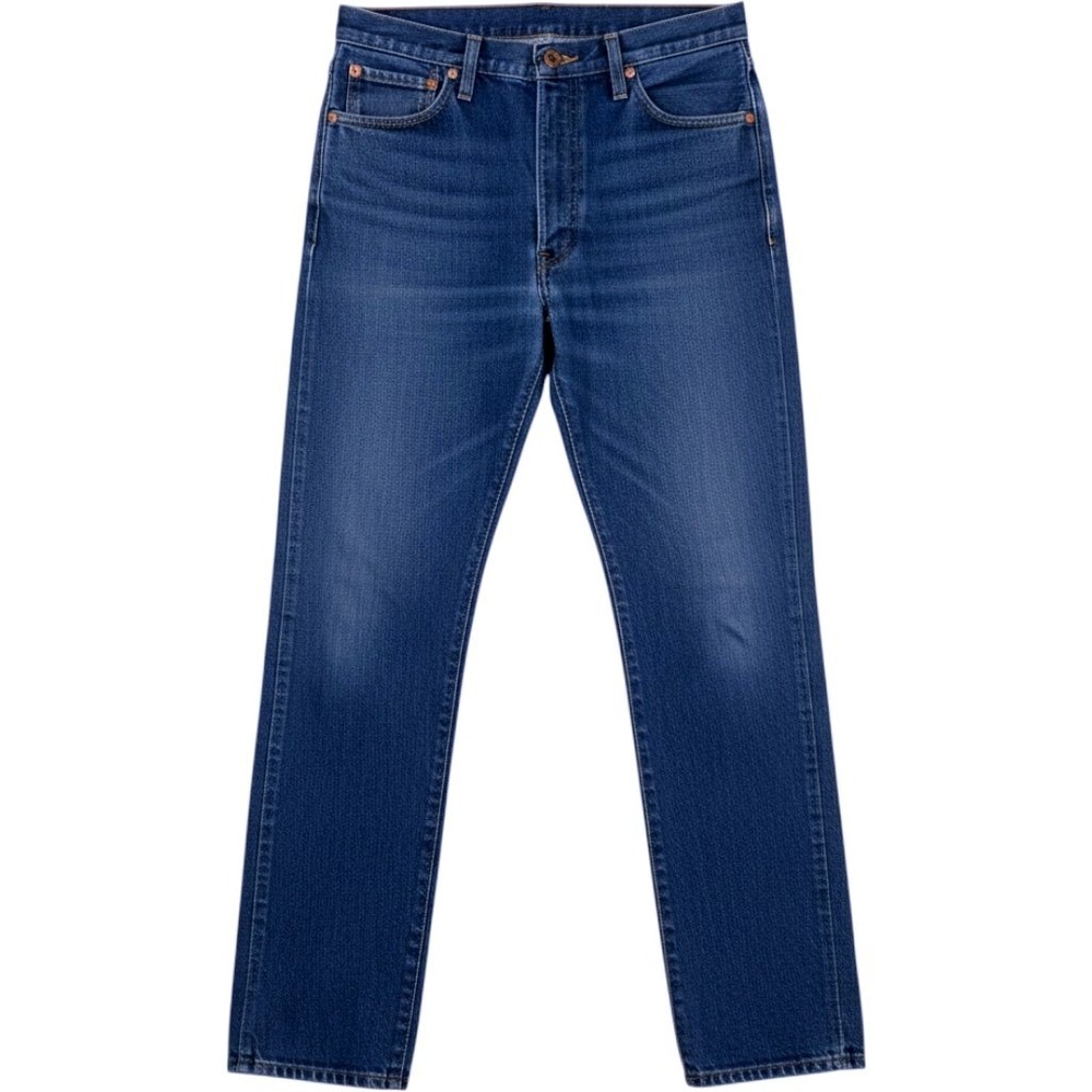 Wrangler 13MWZ Cowboy Cut Original Fit Jeans Mens 35x36 Blue Denim Straight Leg